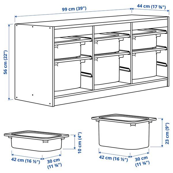 [IKEA/イケア/通販]TROFAST トロファスト収納コンビネーション, ホワイト ホワイト/ライラック,99x44x56 cm[7](19584530) |  | 04
