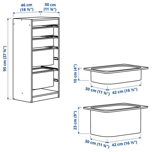 [IKEA/イケア/通販]TROFAST トロファスト収納コンビネーション, ホワイト/ホワイト,46x30x95 cm[5](19584728) |  | 04