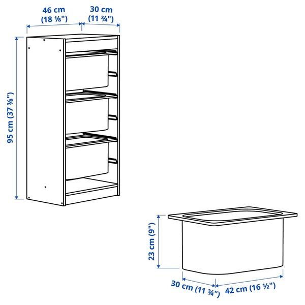 [IKEA/イケア/通販]TROFAST トロファスト収納コンビネーション, ホワイト/ブライトグリーン,46x30x95 cm[4](19584865) |  | 03