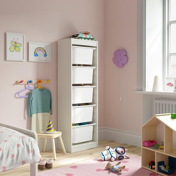 [IKEA/イケア/通販]TROFAST トロファスト収納コンビネーション, ホワイト/ホワイト,46x30x146 cm[6](19585351) |  | 01