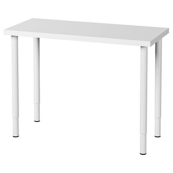 [IKEA/イケア/通販]LINNMON リンモン / OLOV オーロヴデスク, ホワイト,100x45 cm[5](19590159) | 