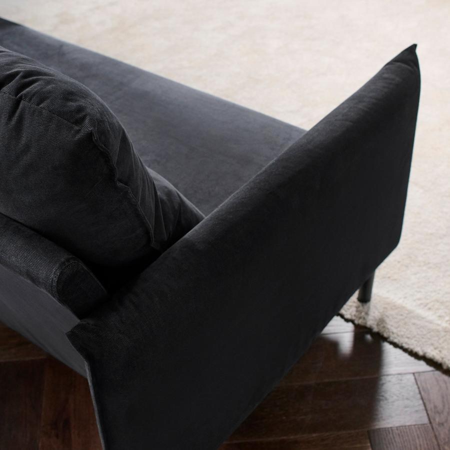 [IKEA/イケア/通販]MANNARP マッナルプ 3人掛けソファ 寝椅子付き, サクセマーラ ブラックブルー[8](19598674) |  | 05