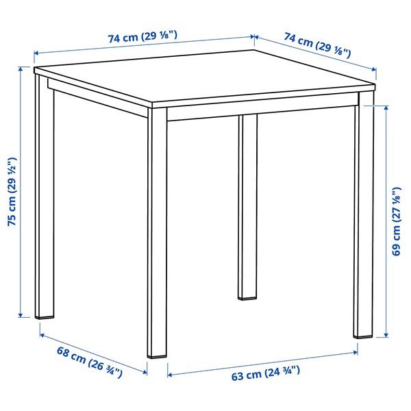 [IKEA/イケア/通販]VIHALS ヴィーハルス / VIHALS ヴィーハルステーブル＆チェア2脚, ホワイト ホワイト……[4](19599433) |  | 05
