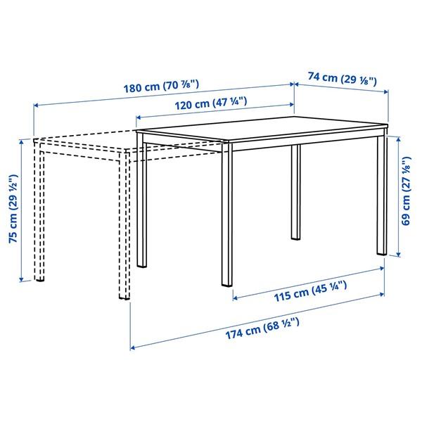 [IKEA/イケア/通販]VIHALS ヴィーハルス / VIHALS ヴィーハルステーブル＆チェア4脚, ホワイト/グリーン……[6](19599503) |  | 06