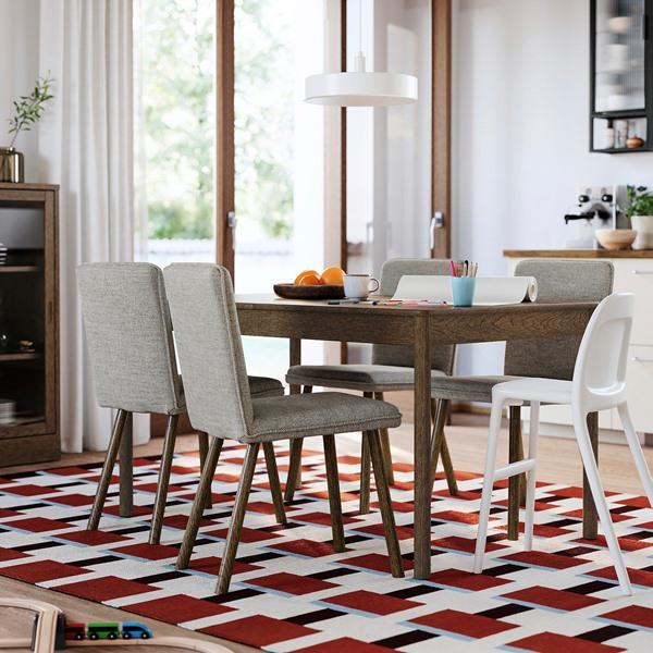 [IKEA/イケア/通販]TONSTAD トンスタード / TONSTAD トンスタードテーブル＆チェア4脚, ブラウン オーク……[10](19602275) |  | 01