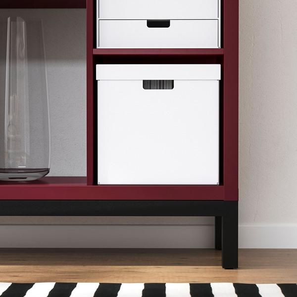 [IKEA/イケア/通販]KALLAX カラックスシェルフユニット 下部フレーム付き, ブラウンレッド/ブラック……[IH](19607555) |  | 03
