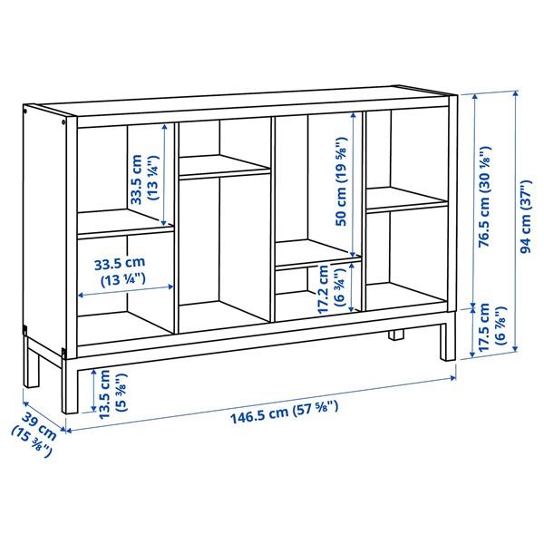 [IKEA/イケア/通販]KALLAX カラックスシェルフユニット 下部フレーム付き, ブラウンレッド/ブラック……[IH](19607555) |  | 05