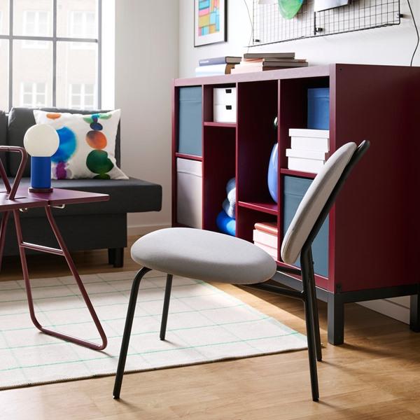 [IKEA/イケア/通販]KALLAX カラックスシェルフユニット 下部フレーム付き, ブラウンレッド/ブラック……[IH](19607555) |  | 06