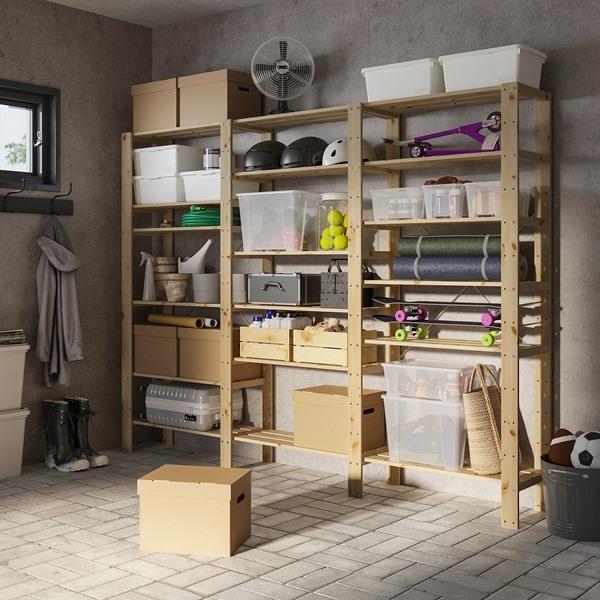 [IKEA/イケア/通販]HEJNE ヘイネ3セクション/棚板, ソフトウッド,230x31x171 cm[3](19607659) |  | 01