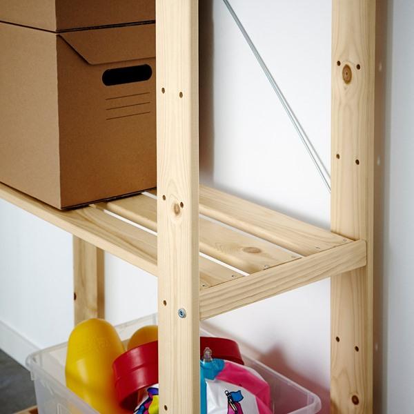 [IKEA/イケア/通販]HEJNE ヘイネ3セクション/棚板, ソフトウッド,230x31x171 cm[3](19607659) |  | 02