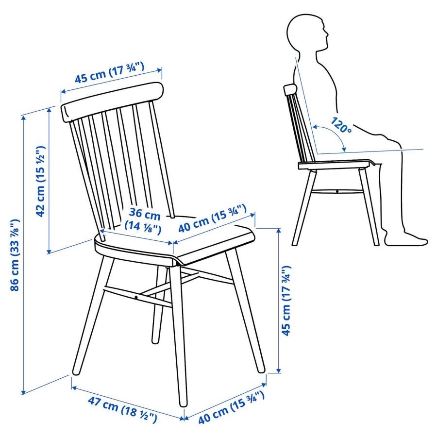 [IKEA/イケア/通販]NASINGE ネースィンゲ / HOGVED ホーグヴェド テーブル＆チェア2脚, ホワイト/バーチ材突き板, 80x60 cm[3](19611722) |  | 04