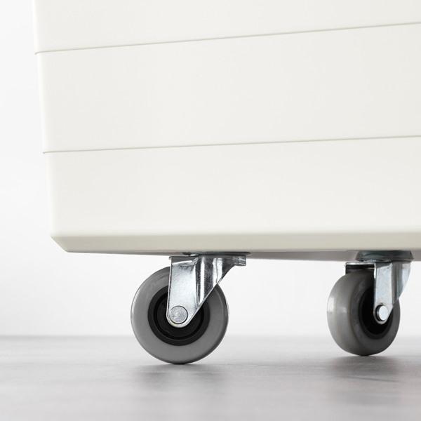 [IKEA/イケア/通販]SOCKERBIT ソッケルビートボックス キャスター&ふた付, ホワイト,38x76x37 cm[DD](19619068) |  | 01