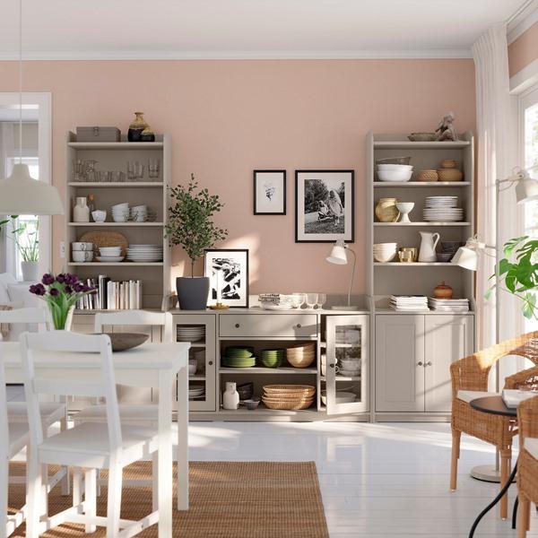 [IKEA/イケア/通販]HAUGA ハウガ 収納コンビネーション, ベージュ, 279x46x199 cm[9](19619916) |  | 02