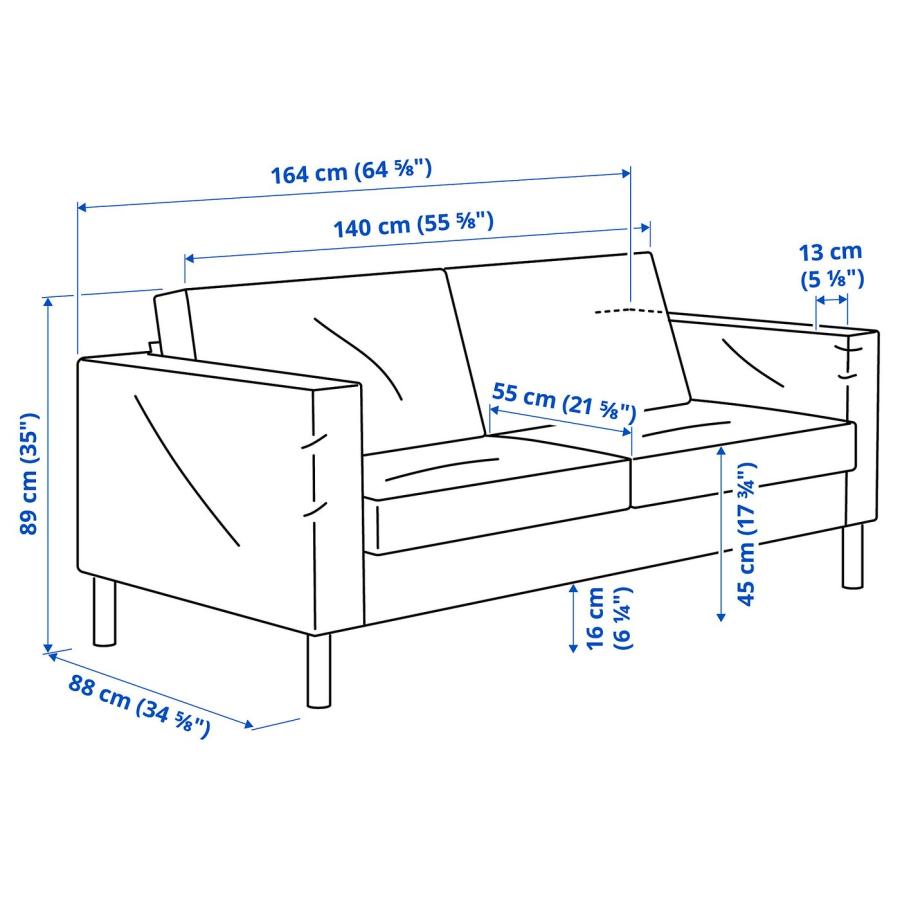 [IKEA/イケア/通販]SALTSJOBADEN サルトショバーデン 2人掛けソファ, フリードトゥナ ダークグレーブルー[5](19622508) |  | 04