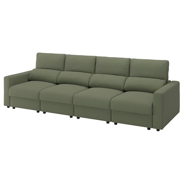 [IKEA/イケア/通販]MALMKOPING マラムコーピング4人掛けソファ, ティッブレビ グレーグリーン[5](19626790) | 