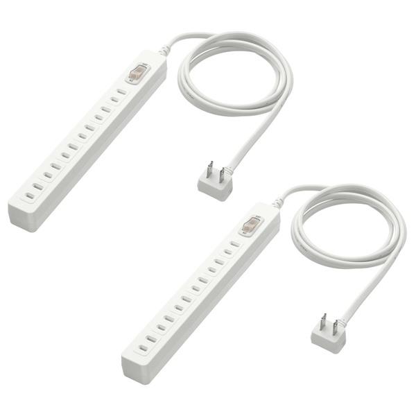 【IKEA/イケア/通販】KOPPLA コップラ 電源タップ 6個口, アース無/ホワイト[B](20092555) | 