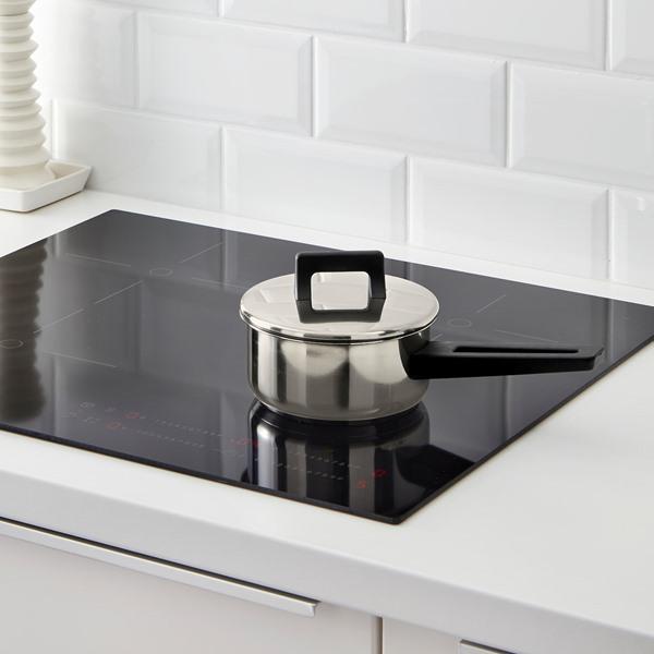 【IKEA/イケア/通販】SNITSIG スニッツイグ 片手鍋 ふた付き, ステンレススチール[A](20142032) |  | 01