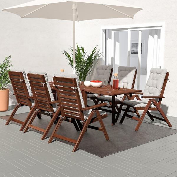 【IKEA/イケア/通販】APPLARO エップラロー ドロップリーフテーブル 屋外用, ブラウンステイン,…[J](20208532) |  | 02