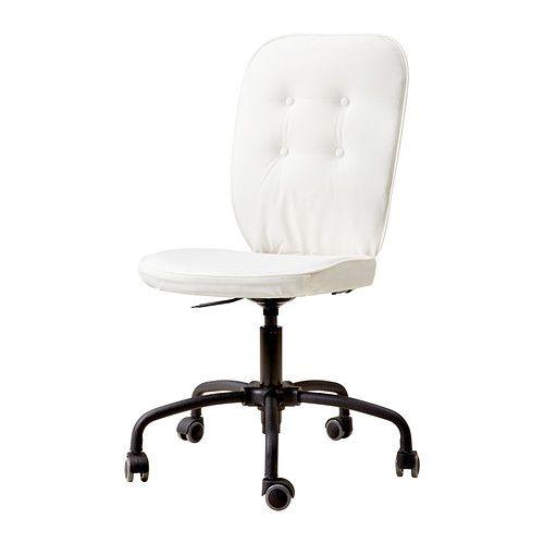 IKEA/イケア LILLHOJDEN 回転チェア, ホワイト イーデモ ホワイト | 