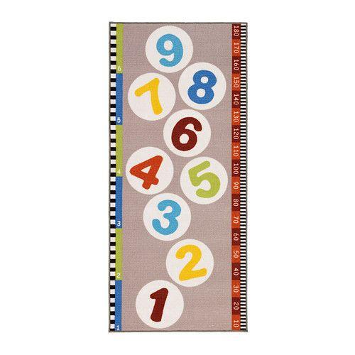 IKEA/イケア HOPPLEK ラグ パイル短, マルチカラー | 