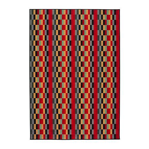 IKEA/イケア HELSINGE ラグ パイル短, マルチカラー | 