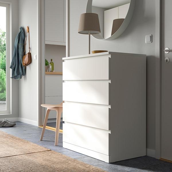 【IKEA/イケア/通販】MALM マルム チェスト（引き出し×4）, ホワイト[FE](20354646) |  | 03