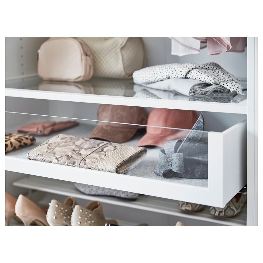 [IKEA/イケア/通販]KOMPLEMENT コムプレメント 引き出し ガラス前部付き, ホワイト, 100x58 cm[F](20355028) |  | 03