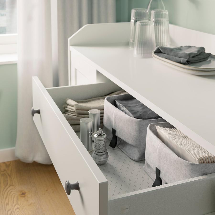 IKEA/イケア/通販]HAUGA ハウガ サイドボード, ホワイト, 140x84 cm[3