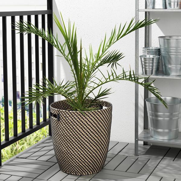 [IKEA/イケア/通販]RAGKORN ローグコルン鉢カバー, 室内/屋外用 ダークグレー/ベージュ,32 cm[D](20407560) |  | 02