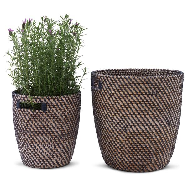 [IKEA/イケア/通販]RAGKORN ローグコルン鉢カバー, 室内/屋外用 ダークグレー/ベージュ,32 cm[D](20407560) |  | 04