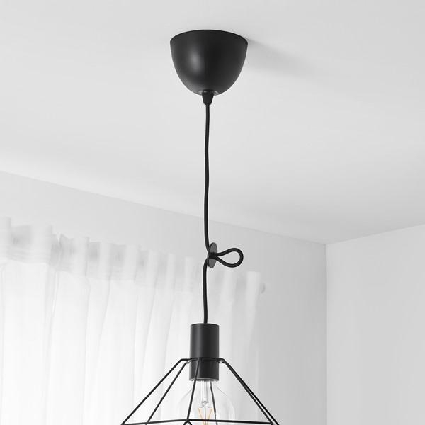 【IKEA/イケア/通販】SUNNEBY スンネビ コードセット, ブラック テキスタイル[A](20420255) |  | 03