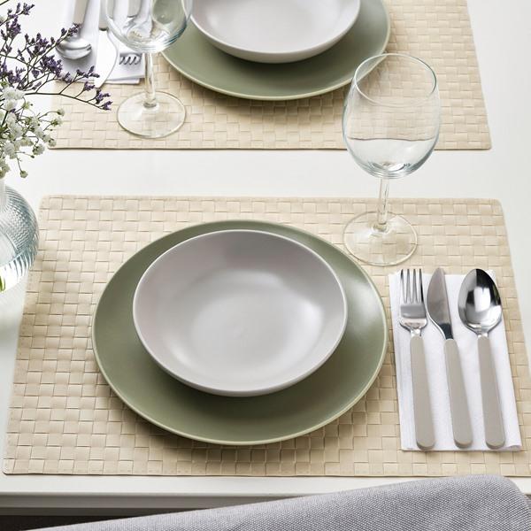 【IKEA/イケア/通販】FARGKLAR フェルグクラー 深皿, マット ライトグレー[A](20479378) |  | 02