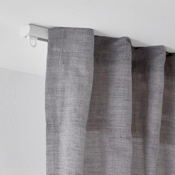 【IKEA/イケア/通販】FRAMFUSIG フラムフスィグ シングルトラックレール ランナー付き, ホワイト,…[D](20489532) |  | 01