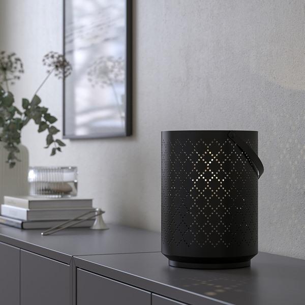 【IKEA/イケア/通販】URSKILJA ウールフィリヤ ブロックキャンドル用ランタン, ブラック,…[A](20509709) |  | 03