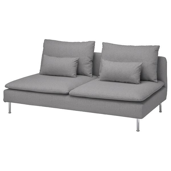 IKEA SODERHAMN コンパクトカバー　トルネードグレー ソファ IKEA/イケア/通販]SODERHAMN ソーデルハムンカバー 3人掛けソファ