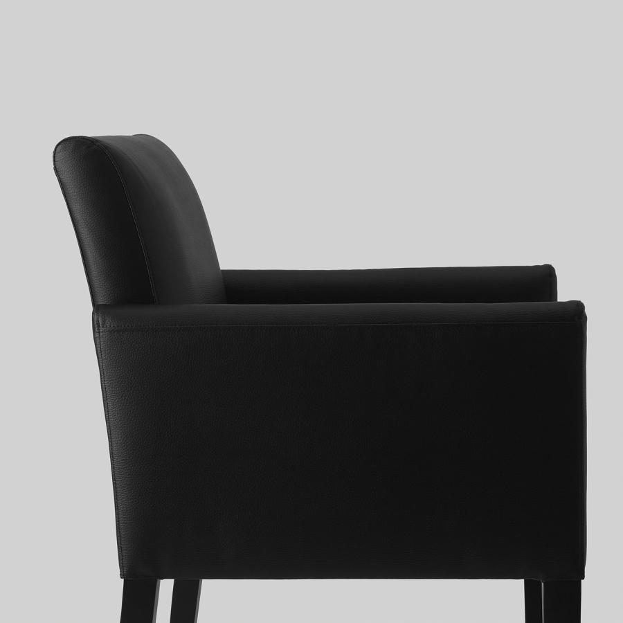 [IKEA/イケア/通販]ASGRIM アスグリム チェア アームレスト付, ボームスタード ブラック[G](20519181) |  | 02