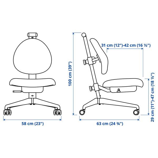 [IKEA/イケア/通販]DAGNAR ダグナール 子ども用デスクチェア, イエロー[F](20527869) |  | 01