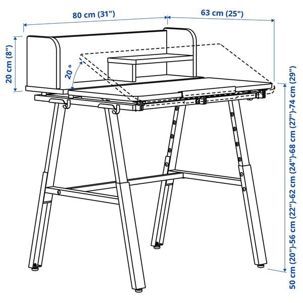 [IKEA/イケア/通販]PIPLARKA ピプレールカデスク, 傾斜式,80x63 cm[F](20528500) |  | 03