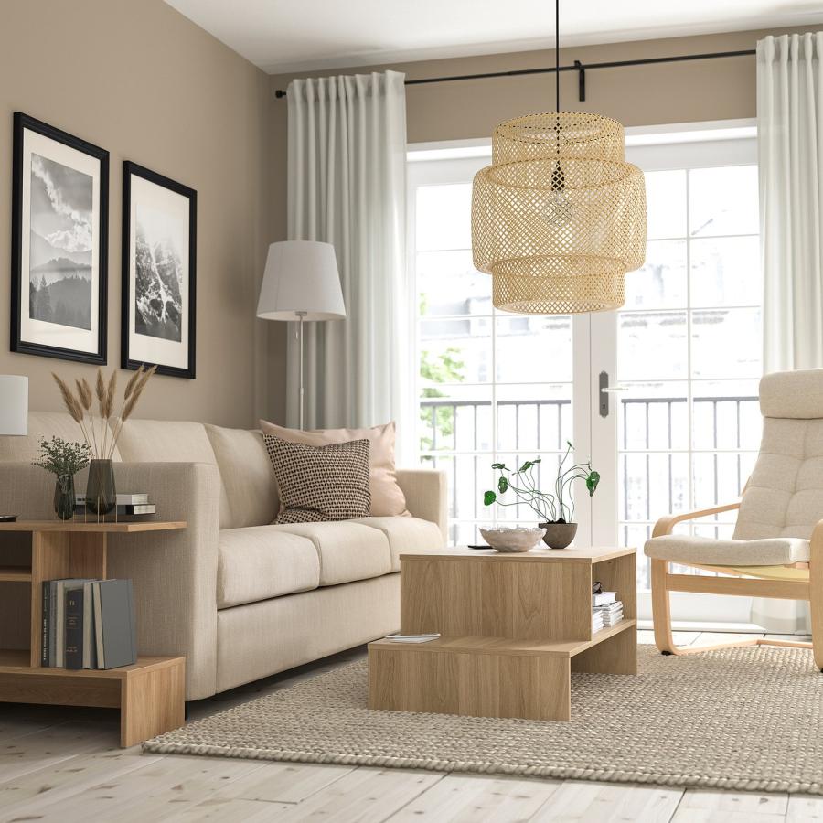 [IKEA/イケア/通販]HOLMERUD ホルメルド コーヒーテーブル, オーク調, 90x55 cm[E](20530094) |  | 03