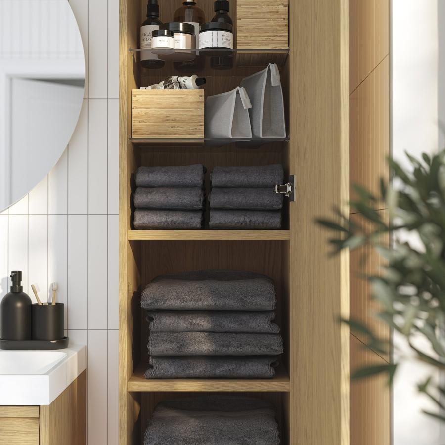 [IKEA/イケア/通販]ANGSJON エングショーン ハイキャビネット 扉付, オーク調, 40x35x195 cm[KK](20535317) |  | 02