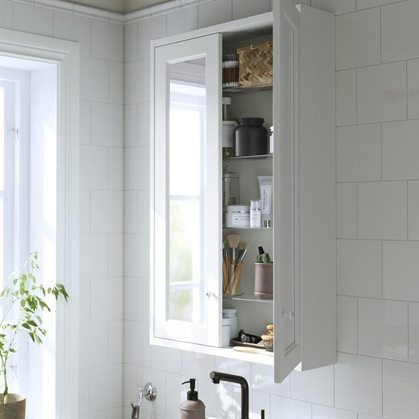 [IKEA/イケア/通販]TANNFORSEN テンフォルセンミラーキャビネット 扉付き, ホワイト,60x15x95 cm[E](20535483) |  | 02