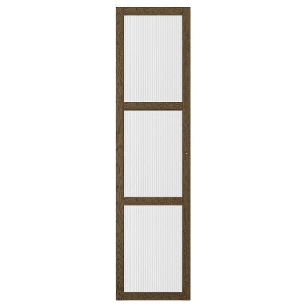 [IKEA/イケア/通販]TONSTAD トンスタード扉, ブラウン/ステインオーク材突き板 ガラス,50x195 cm[L](20556989) | 