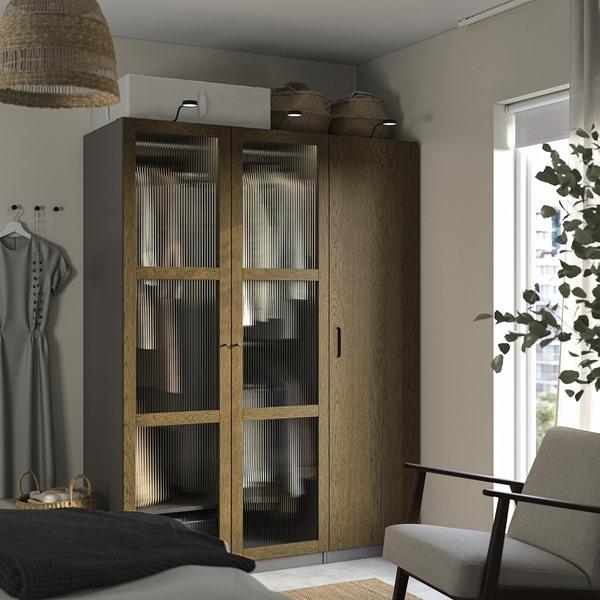 [IKEA/イケア/通販]TONSTAD トンスタード扉, ブラウン/ステインオーク材突き板 ガラス,50x195 cm[L](20556989) |  | 02