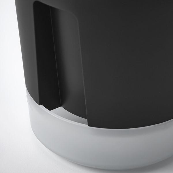 [IKEA/イケア/通販]VARDTRAD ヴォルドトレド自動水やり機能付き植木鉢, 室内/屋外用 透明/チャコール,9 cm[AA](20570867) |  | 02