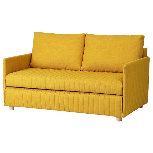 [IKEA/イケア/通販]FRIDHULT フリドフルトソファベッド, スキフテボー イエロー[K](20575450) | 