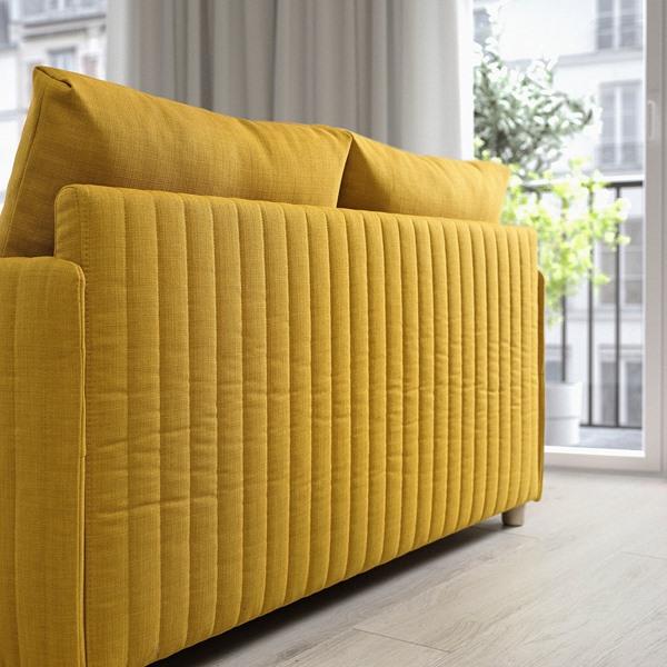 [IKEA/イケア/通販]FRIDHULT フリドフルトソファベッド, スキフテボー イエロー[K](20575450) |  | 07