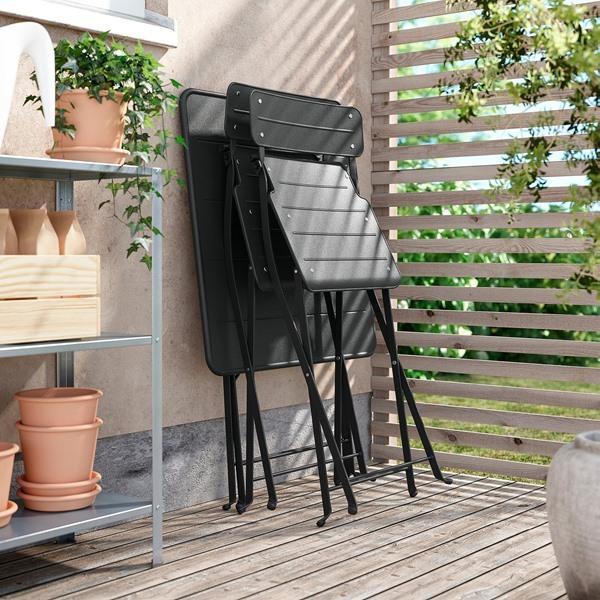 [IKEA/イケア/通販]SUNDSO スンドソー折りたたみチェア, チャコール 屋外用[E](20575884) |  | 02