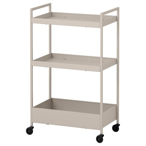 [IKEA/イケア/通販]NISSAFORS ニッサフォースワゴン, ベージュ,50.5x30x83 cm[D](20585802) | 