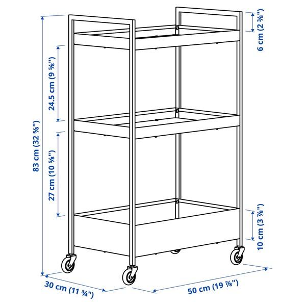 [IKEA/イケア/通販]NISSAFORS ニッサフォースワゴン, ベージュ,50.5x30x83 cm[D](20585802) |  | 06
