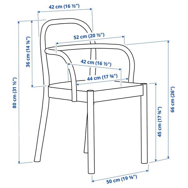 [IKEA/イケア/通販]STOCKHOLM 2025 ストックホルム 2025チェア, ダークブラウン[F](20590945) |  | 06
